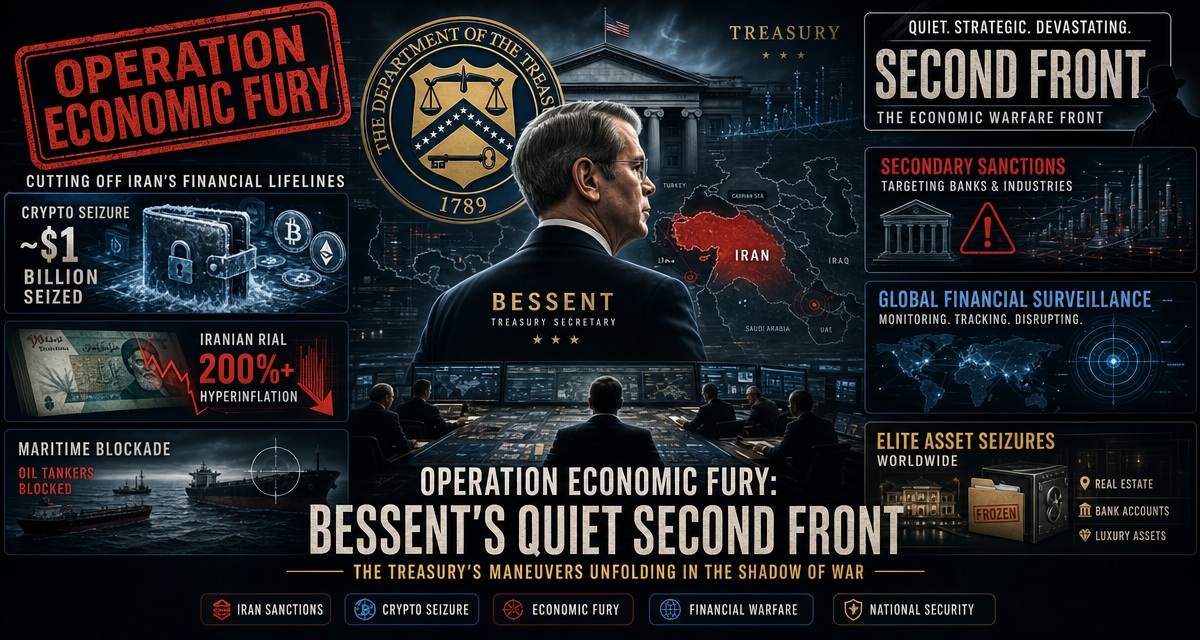 Operation Economic Fury Explained: How Bessent Is Targeting Chinese Banks Over Iran